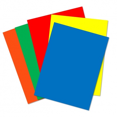 Bright Assorted Coloured Paper